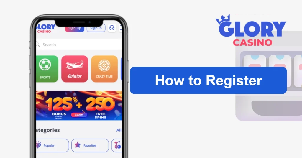How to Register at Glory Casino?
